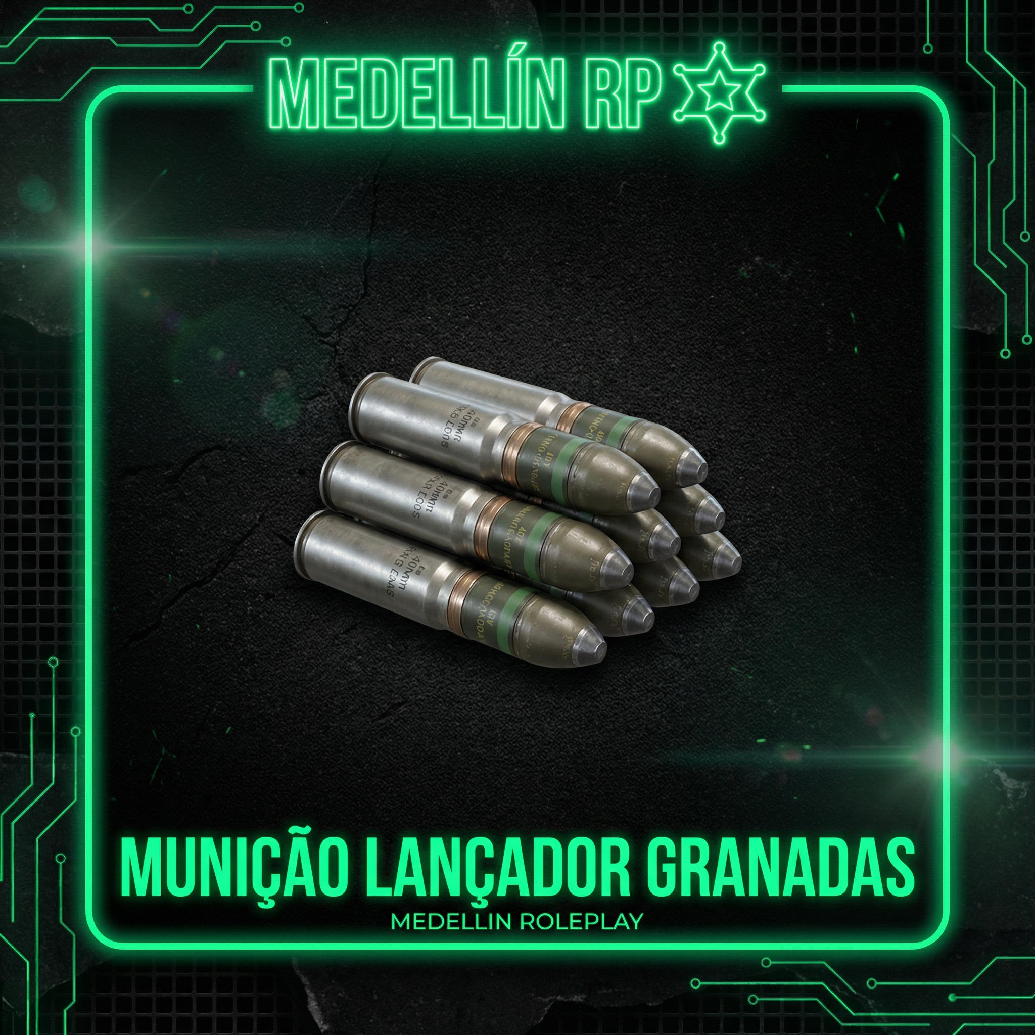 Munição Lançador Granadas 50