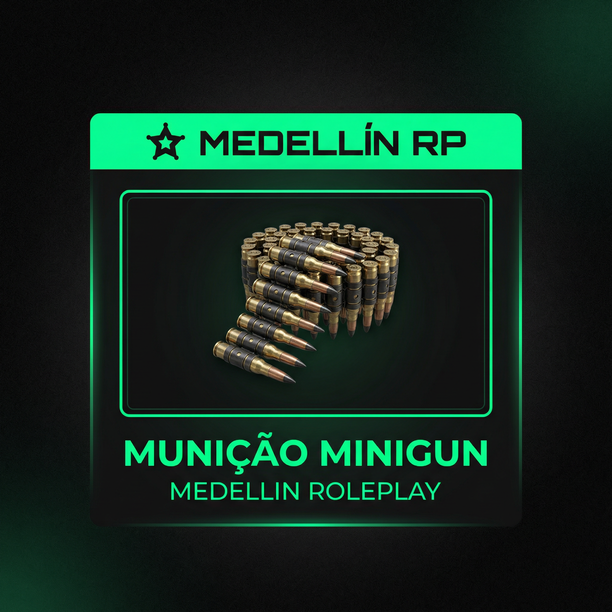Munição Minigun 500