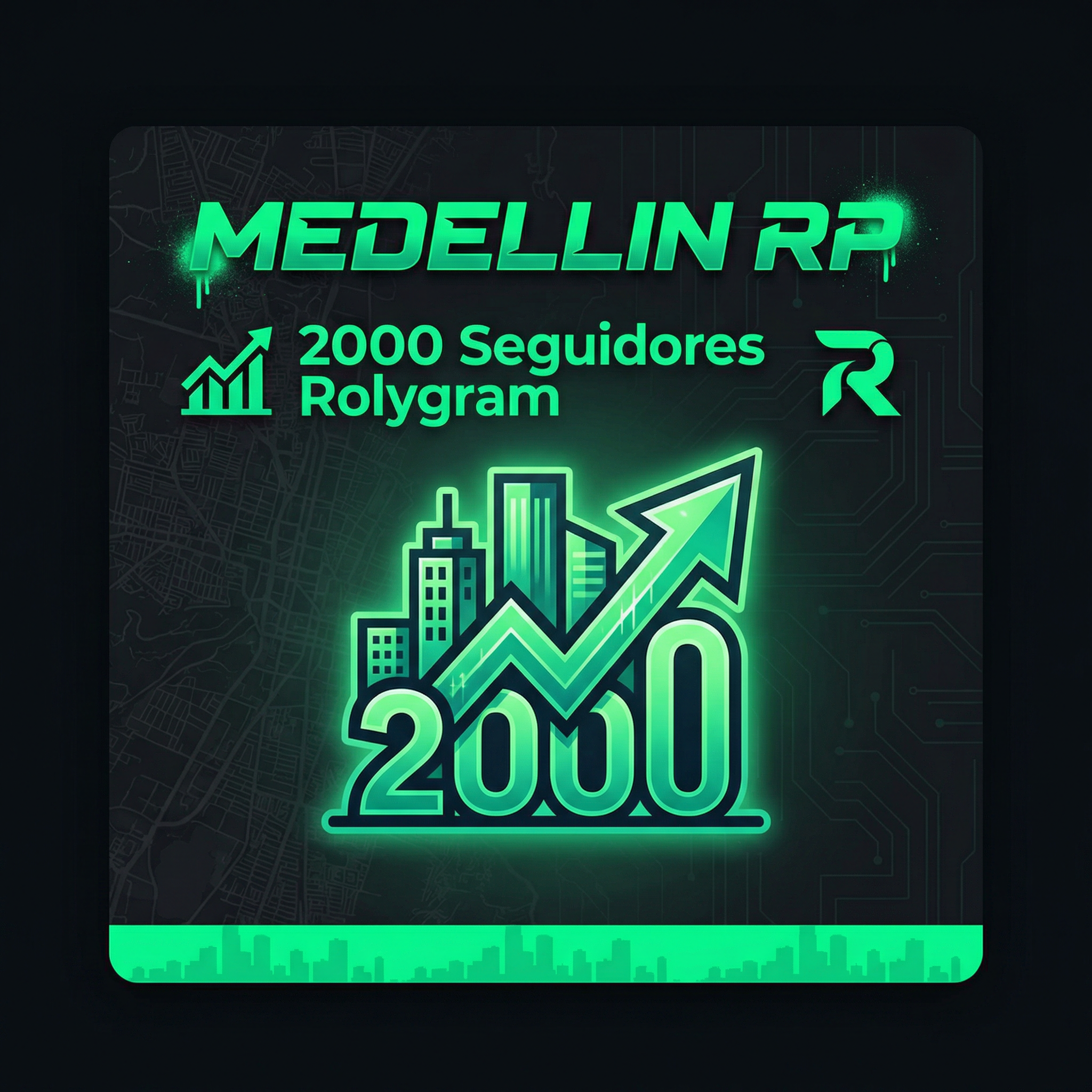 2000 Seguidores Rolygram